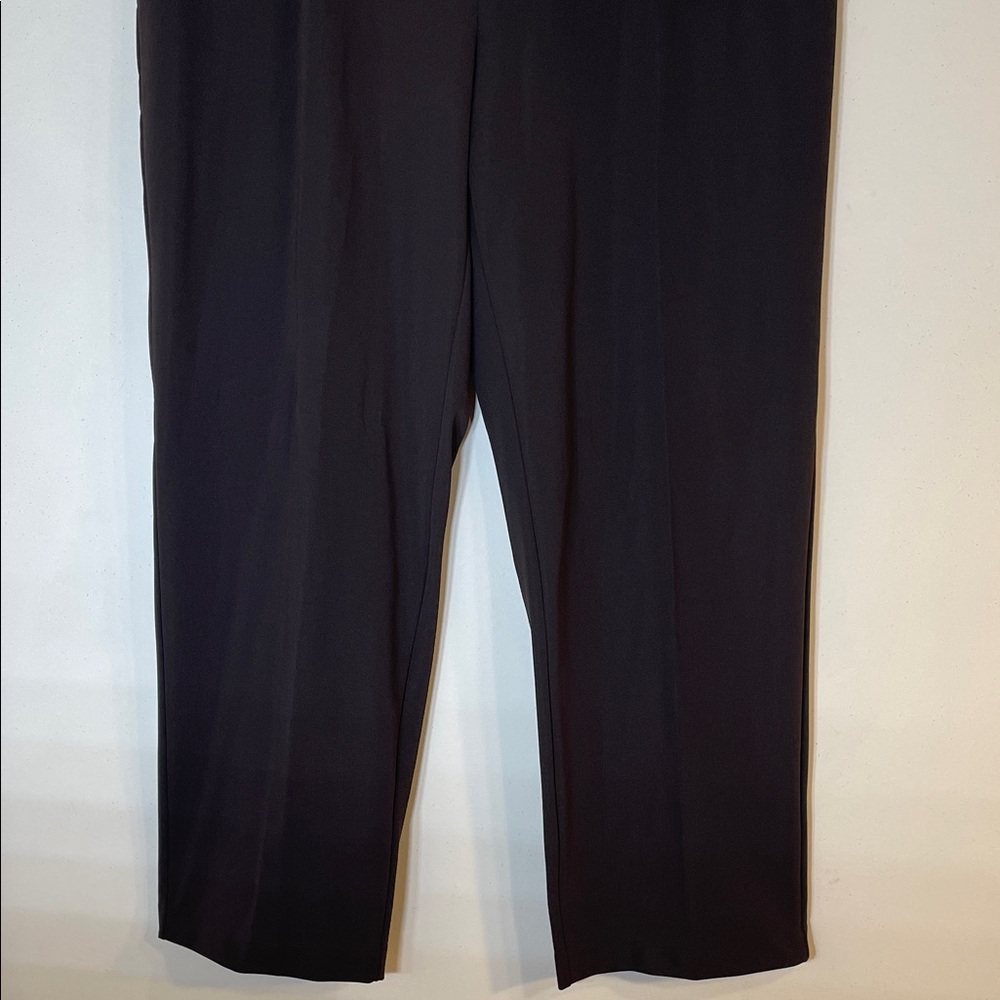 Avenue Dark Brown Classic Fit Stretch Trousers. 22 Tall. NWT. - Picture 6 of 9